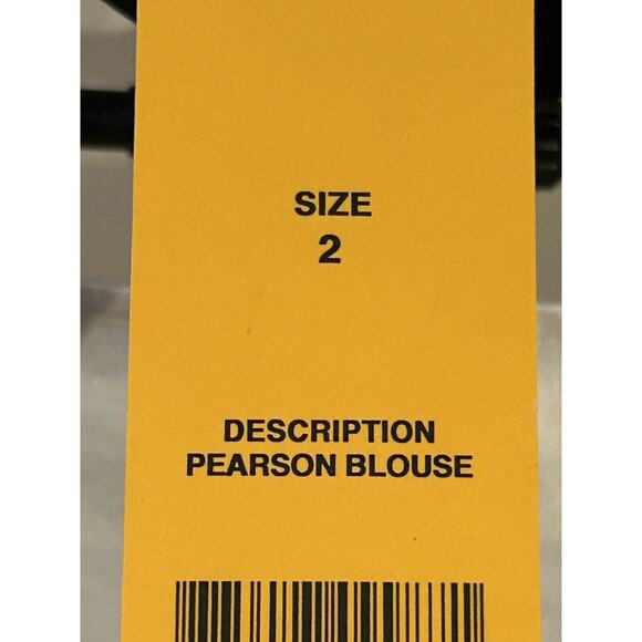 NWT Tory Burch Pearson Blouse in Plum Dip Dye Women's size 2 - Picture 6 of 7